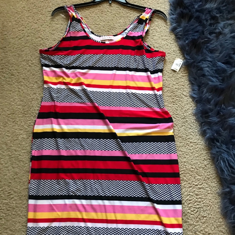 Striped Harlow & Rose dress